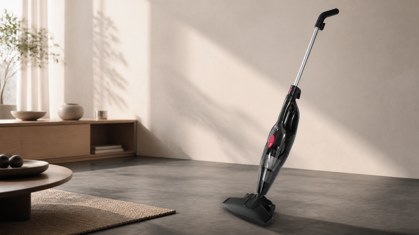 PBHPBH LF-07 vacuum in a contemporary living room